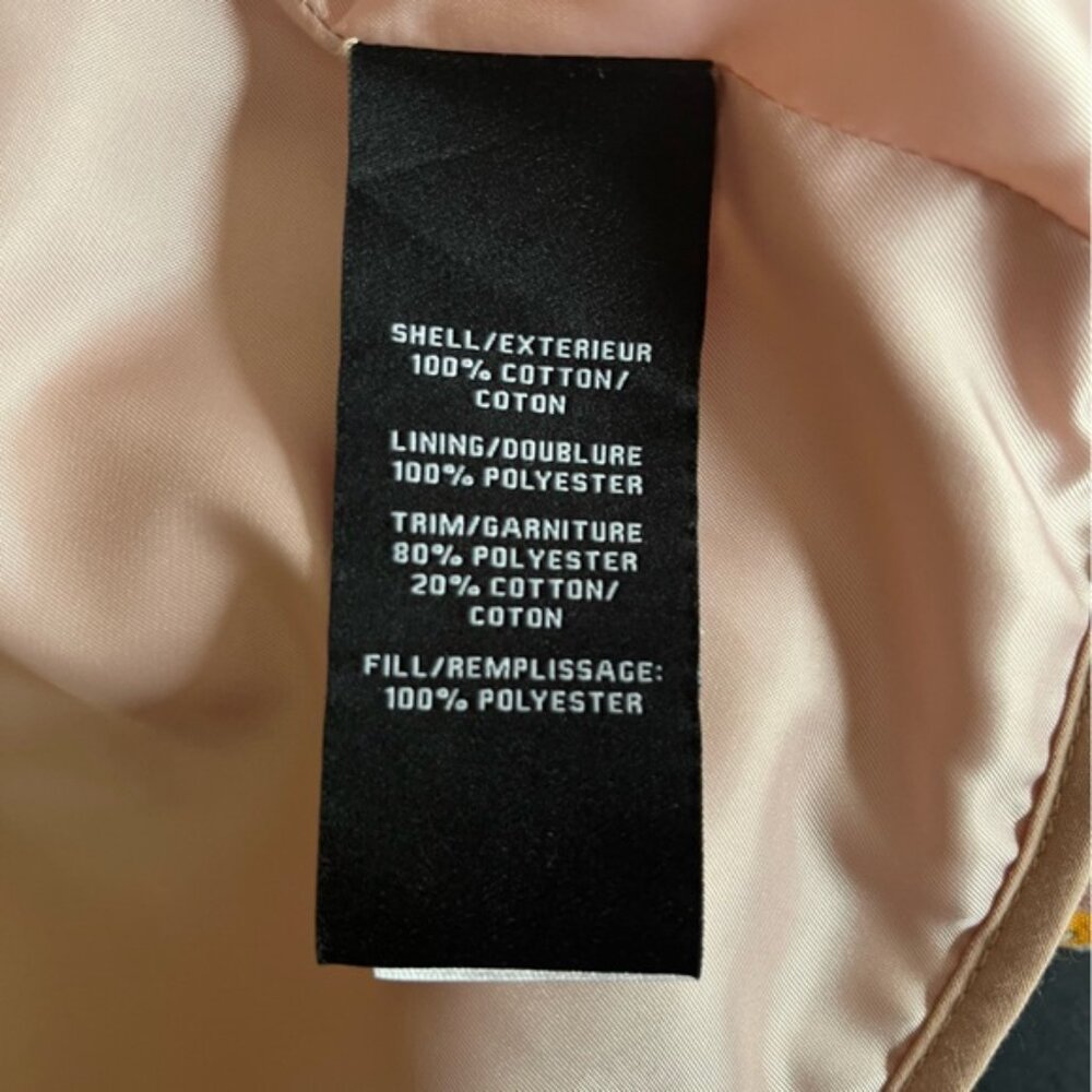 7 For All Mankind Quilted Patchwork Cropped Jacket Size Small - Picture 11 of 12